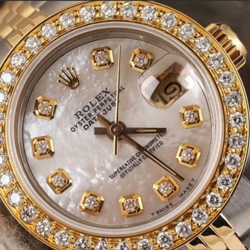 Rolex Ladies Datejust 2 Tone Diamonds